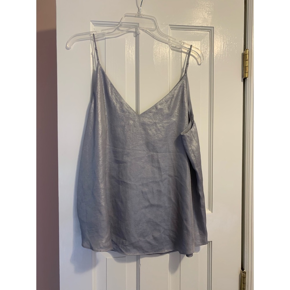 NWT! Express Grey with Sheen Camisole